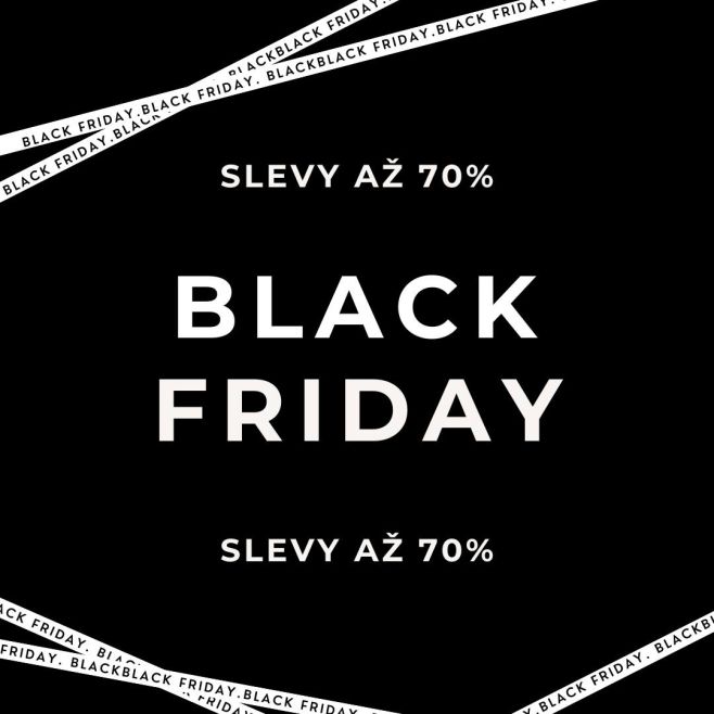 Právě to začalo! 🖤 Black Friday je tady! Odstartovali jsme největší slevovou akci roku – Black Friday se slevami až 70 %...